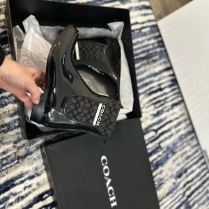 Coach rain boots new with the box